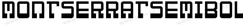 montserratsemibold 8m8字体转换